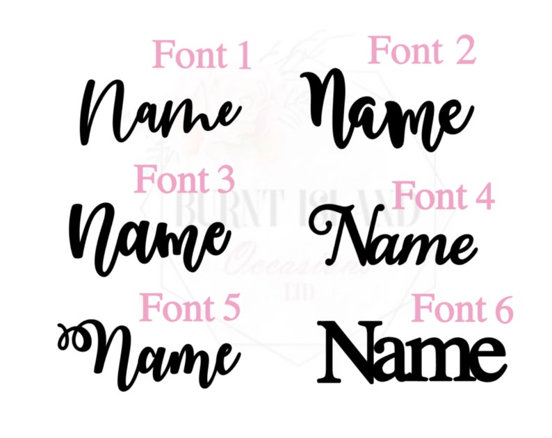 Acrylic Name Charm Etsy UK