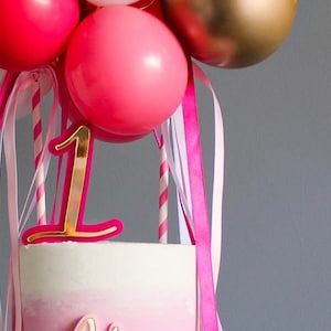 Double Layer Acrylic Number Topper