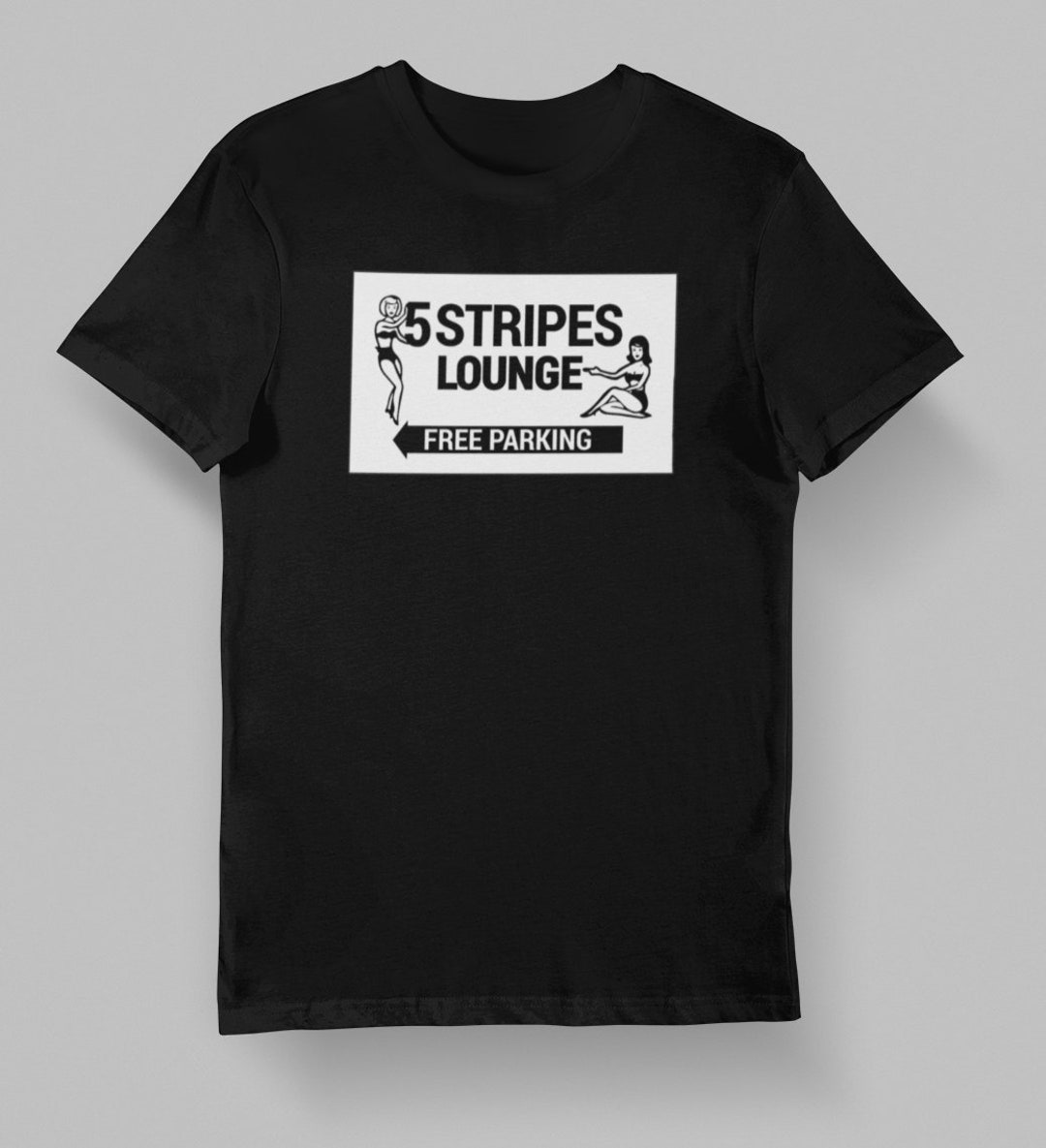 5 Stripes Lounge Tshirt Etsy
