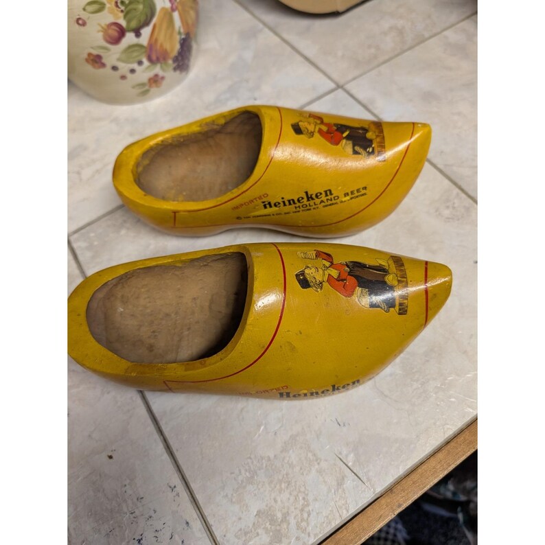 Vintage Imported Heineken Holland Beer Wooden Shoe's NR# 54-51..Van Munching Co. Bild 2