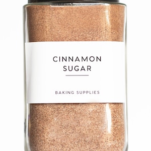 Spice Labels for Pantry Organization • Minimalist Design • Custom Labels for Kitchen Storage • Water Resistant