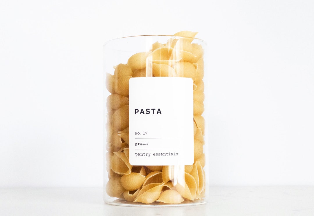 Modern Pantry Labels Set • Kitchen Organization • Ideal for Pantry ...