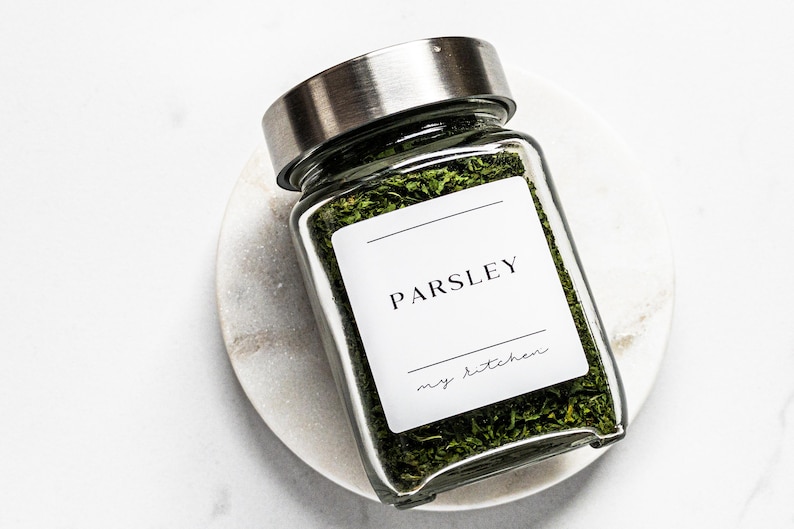 Spice Labels for Kitchen Organizing \u2022 Water Resistant \u2022 Custom labels and personalization available \u2022 Farmhouse \u2022 1.5/'/'x1.5/'/'