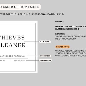 Waterproof Vinyl Kitchen Labels • Hand & Dish Soap • Custom Organization Set image 6