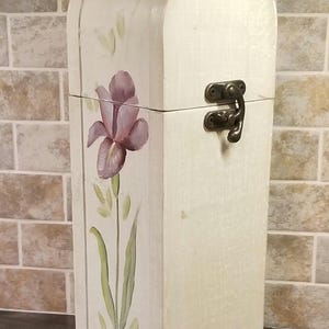 Vintage Wooden Wine Case with Handle