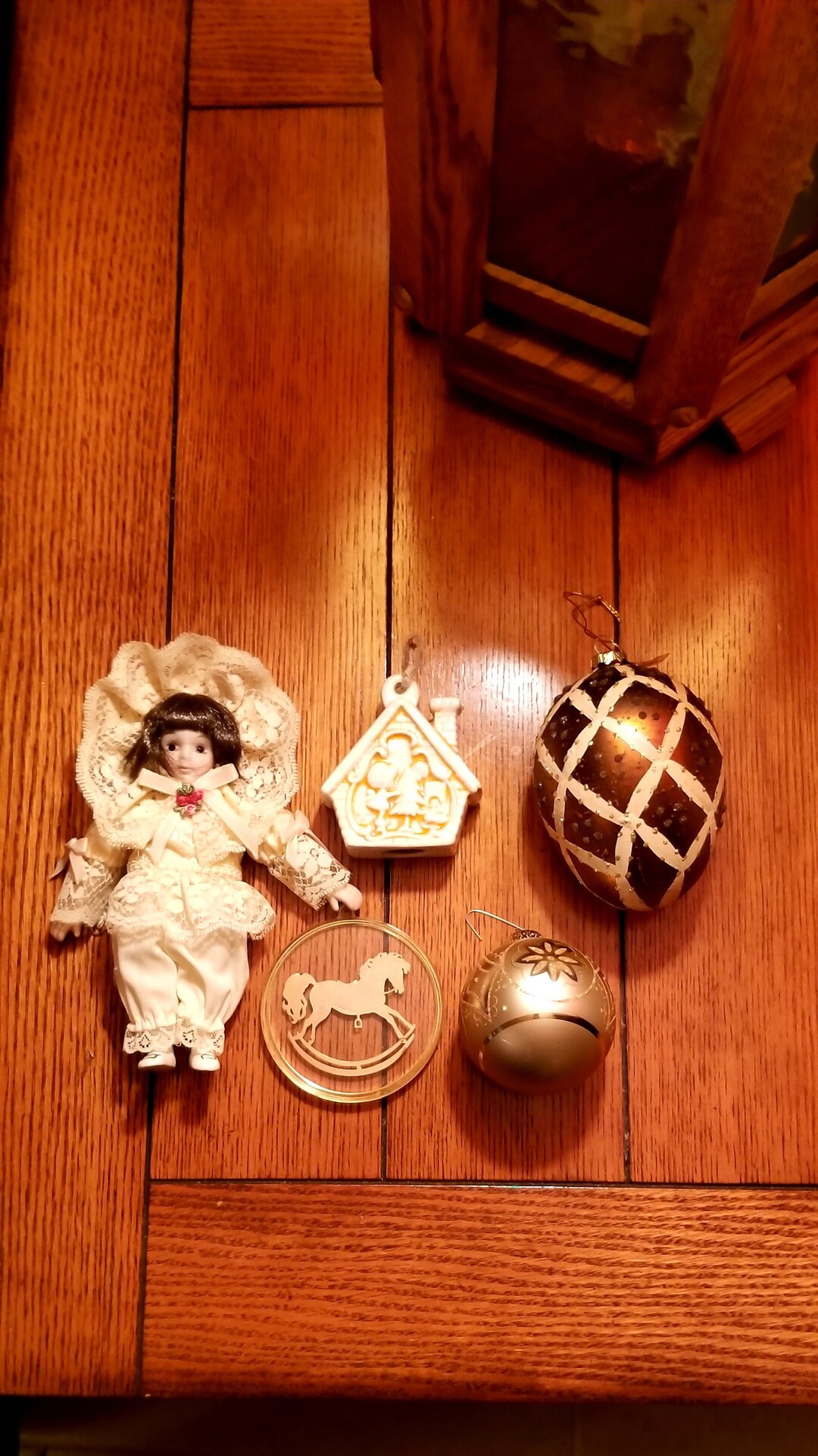 Five Victorian Christmas Ornaments Etsy
