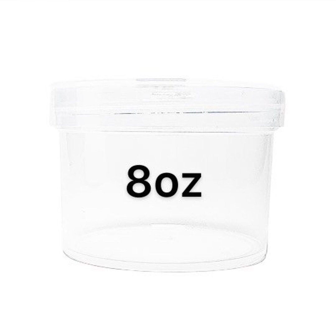 ZOFORTY 100 Pack 4 oz Slime Containers with Lids, Small Plastic