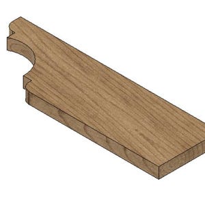 Stl Rafter Pergola Curved Rafter File With Custom Tail - 2
