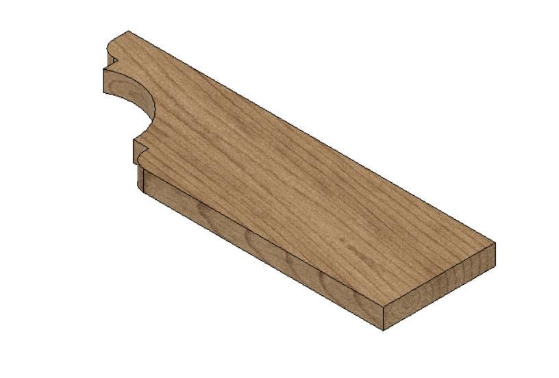 Stl Rafter Pergola Curved Rafter File With Custom Tail - 2