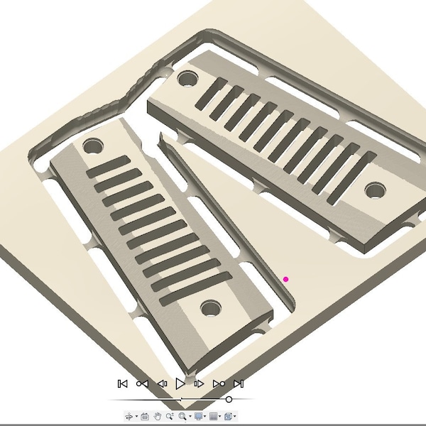 CNC Toolpaths! Design and Sell your Own! - GCode/GRBL/nc Included! CNC Cut Ready! 1911 Grips - (Instructions and .nc FIles ) - Digital File