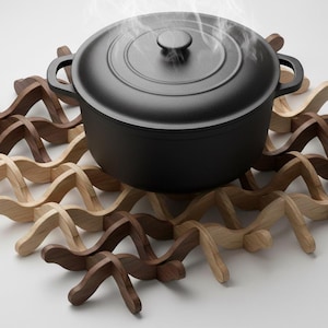 1/4" Stock - Laser or CNC Cut Stackable Trivet Files, Hot Plate Cooling Rack, Build/Sell your Own! - Digital Files, Ideal for .25" Material