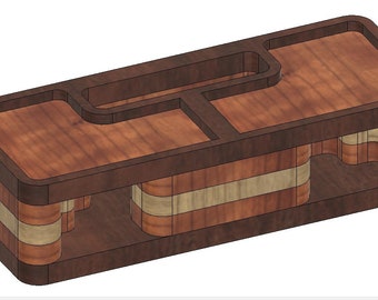 Acoustic Cell Phone Speaker Build Plans  (iPhone / Android) Passive Speaker- CNC/Jigsaw, DXF file + Blueprints provided in Digital Download