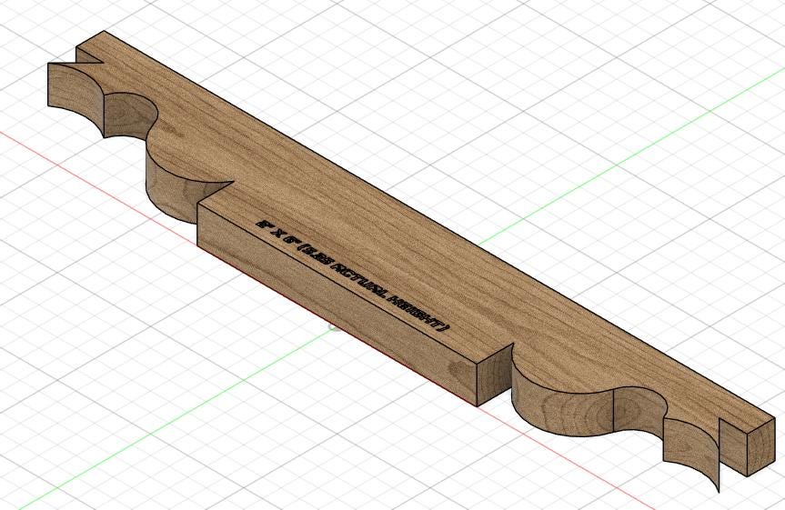 Rafter Dual Tail Template #1 for Gazebos, Custom Build, 2x6, 2x8 2x10 ...