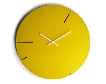 Wooden Fibonacci Wall Clock, Modern Minimalist Math Decor, 20 Inch