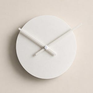 Big Bang Inspired Wooden Wall Clock with No Marks: Modern Italian Design