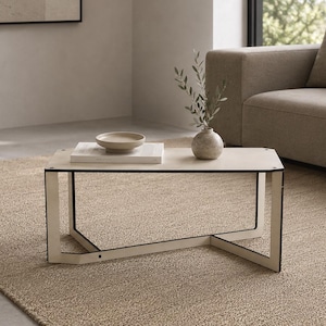 Modern Wood Small Lounge Table, Handcrafted Small Accent Stand, Italian Minimalist Design
