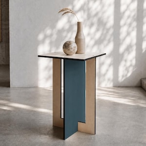 Golden Ratio-bijzettafel, modern Italiaans woonkamermeubilair, 15 x 24 inch
