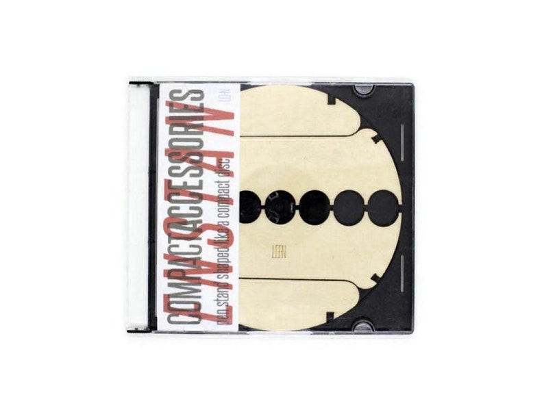 EDC Wooden Pen Stand: Eco-Friendly 4 Piece Laser Cut Desk Organizer in CD Case Size