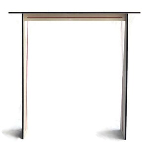 Slim Wooden Console Table for Entryway - Unique Skinny Design - Ideal for Behind Sofa in Living Room, Foyer, Bedroom, or as Radiator Cover