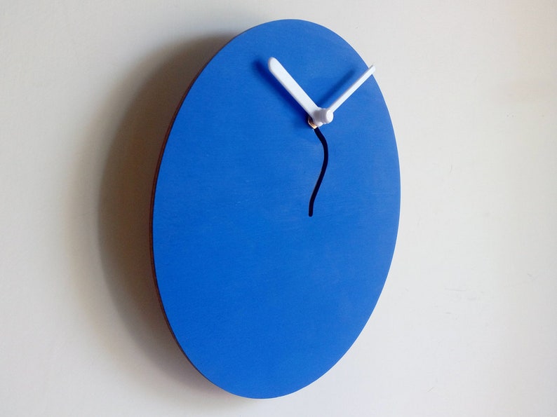 11/28cm Small Wooden Quiet Wall Clock Inspired by the Etsy