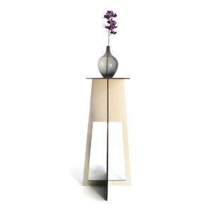 Großer Innenpflanzenständer-moderner Akzenttisch Blumentopfsockel-Pflanzerhalter aus Holz Stilvolles Wohnzimmer Schlafzimmer Dekor Wohnmöbelstück