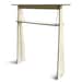 Wood narrow console table with shelf for entrance, Slim contemporary design behind sofa tables, Entryway foyer bedroom radiator cover 70cm