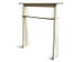 Wood narrow console table with shelf for entrance, Slim contemporary design behind sofa tables, Entryway foyer bedroom radiator cover 70cm 