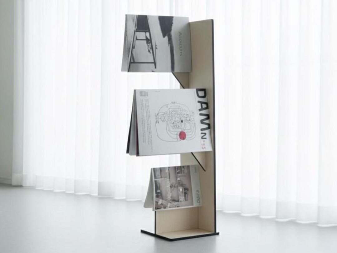Magazine Rack Cut Out Laser Cut Wooden Tall Magazine Rack: Modern Italian Design, Gifts for ...