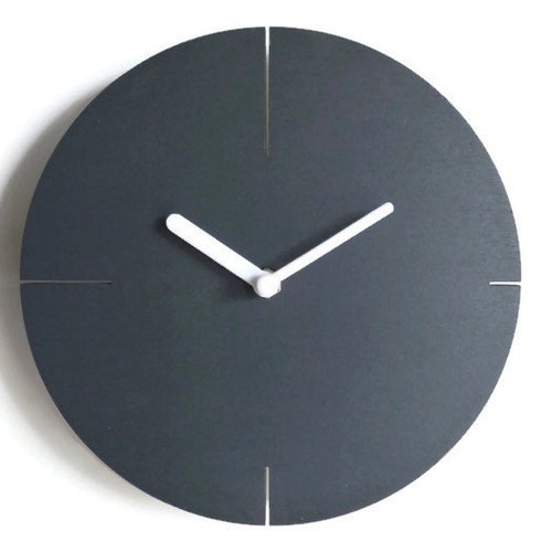 Minimalist Very Small Wooden Quiet Rosewood Wall Clock for Etsy