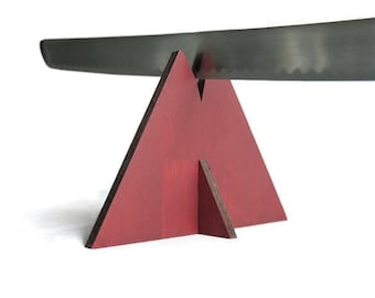 Laser Cut Wooden Katana Sword Stand: Japanese Sword Display