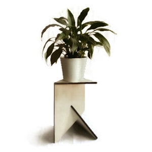 Dreieckiger hölzerner Pflanzenständer-moderner Innenblumentopf-Halter-Akzent-Tisch stilvolles Wohnzimmer-Schlafzimmer-Blumentopf-Anzeigen-Hauptmöbel-Dekor