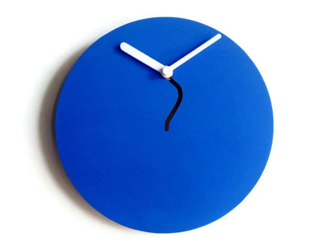 11/28cm Small Wooden Quiet Wall Clock Inspired by the Etsy