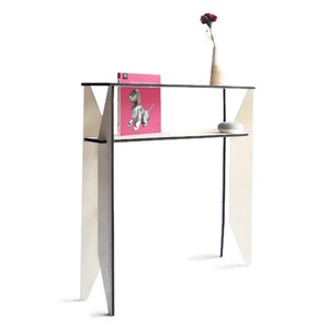 Sleek Laser-Cut Wooden Console Table with Storage Shelf - Ideal for Small Spaces, Hallways, and Placed Behind Sofas for Chic Decor