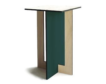 15 x 24 Inch Golden Ratio Side Table: Modern Italian Design