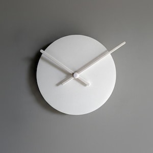 Big Bang Inspired Wooden Wall Clock with No Marks: Modern Italian Design