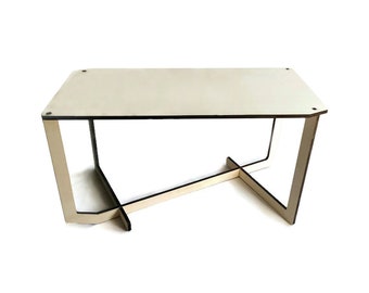 Elegant, Contemporary Rectangular Wooden Coffee Table - Unique Handcrafted Living Room Furniture with Italian Design, Ideal for Stylish Home