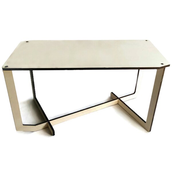 Table Basse Rectangulaire en Bois - Petite Table de Salon Design Italien Moderne - Idéale pour le Salon - Artisanat Unique et Élégant