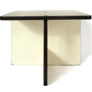 Laser Cut Wooden Monitor Stand Riser: Modern Desk Organizer