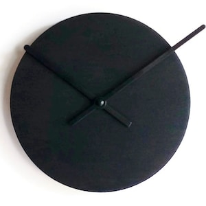 7" Distinctive small wood wall clock Inspired by Black Holes Theory Contemporary astronomy enthusiast design and decor piece