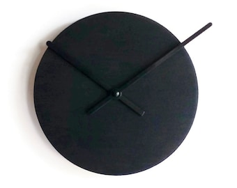 7" Distinctive small wood wall clock Inspired by Black Holes Theory Contemporary astronomy enthusiast design and decor piece