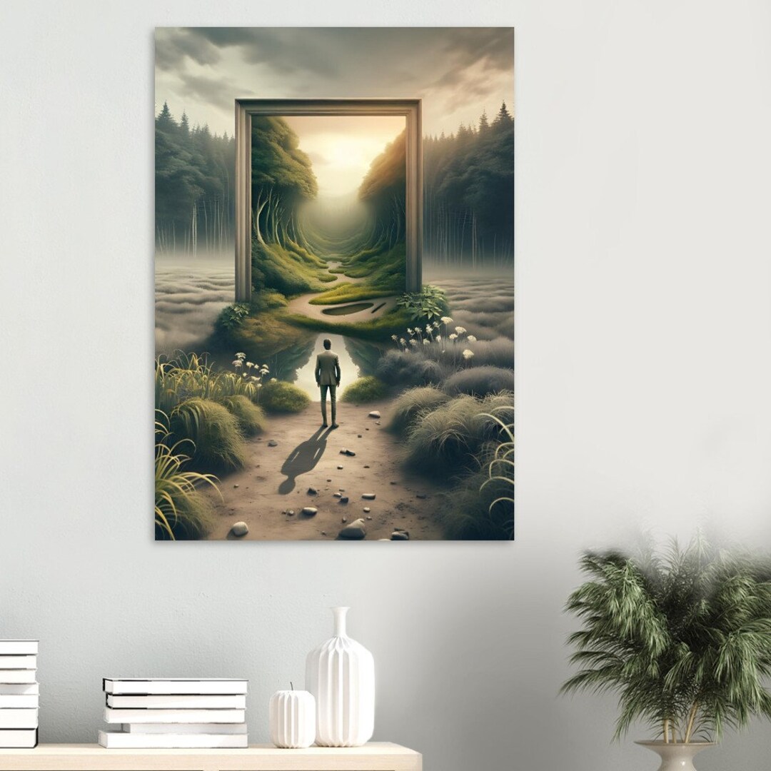 Su Real Reflections Surreal Reflections Vertical Print No Frame Wall Art Unframed ...