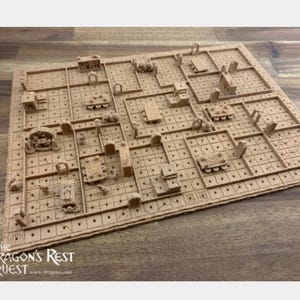 Dungeon Travel Board - The Dragons Rest - 28mm - Fantasy - DragonQuest & HeroQuest Compatible