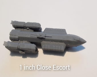 2.a dinastía - Escolta cercana tipo CE impresa en 3D - 28 mm - 1/270 y 1 pulgada hexagonal