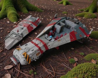 3d Printed Gig - 2nd Dynasty - 28mm Starship - Playable Interior