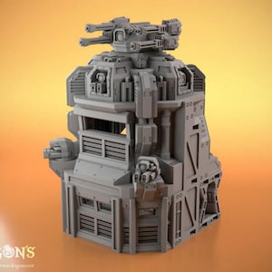 Bunker - Drachenruh - 28 mm - Science Fiction - War Gaming - Terrain