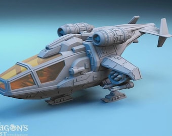 Hawke Spaceship  - The Dragons Rest - 28mm - Sci Fi