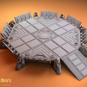 Landeplatz - The Dragons Rest - 28 mm - Science Fiction - War Gaming - Gelände