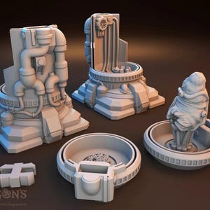 Lab Set - The Dragons Rest - 28 mm - Science Fiction - War Gaming - Gelände