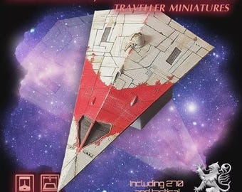 Type S Scout Murphy - 28 mm - 1/270 y 1 pulgada Hex - Segunda Dinastía - Impresión 3D