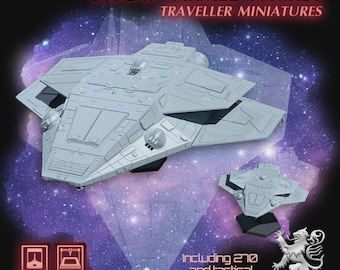 2.ª Dinastía - Paquete armado tipo U impreso en 3D - 28 mm - 1/270 y 1 pulgada hexagonal